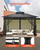 SucceBuy zanzariera per gazebo zanzariera di ricambio Anteprima dell’immagine prodotto 3