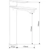 Mexen Royo DF40 Brausegarnitur, Schwarz - 72204DF40-70 Produktbild-Vorschau 3