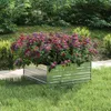 vidaXL Zahradní zvýšený záhon 100x100x45 cm Pozinkovaná Náhled obrázku produktu 2