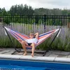 VIVERE Hängematte aus Baumwolle mit Gestell 250 cm – 200 kg Produktbild-Vorschau 3