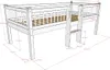 VIPACK - FORREST Buche Junior-Spielbett 90x200 cm, inkl. Produktbild-Vorschau 5