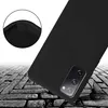 A black phone case is shown on a brick-like surface, with a close-up inset showing the corner of the case. Náhled obrázku produktu