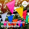 100 Meter XXL Wimpelkette bunt - Innen & Draußen Banner - Produktbild-Vorschau 2