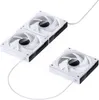 Jonsbo ZK-120W Wentylator Komputerowy A-RGB Biały Podgląd zdjęcia produktu 4