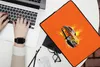 MuchoWow® Laptop Hülle 13 Zoll Auto - Flammen - Orange - Produktbild-Vorschau 2