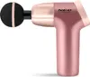 A rose gold massage gun with a black massage head is shown against a white background. Produktbild-Vorschau
