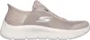 A side view of a beige Skechers Slip-ins shoe. Anteprima dell’immagine prodotto