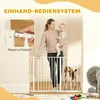 Hunde Türschutzgitter Treppenschutzgitter, 75-115 cm Hunde Produktbild-Vorschau 5