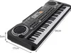 Keyboard Leichtes tragbares Digital Piano Schwarz 61 Tasten Produktbild-Vorschau 2