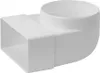 EUROPLAST deflektor 90° ploché potrubie 55x110mm Ø 100mm Náhľad obrázku produktu 1
