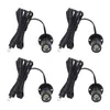 Set di 4 mini faretti LED – 5 V USB, dimmerabili, neri, Anteprima dell’immagine prodotto 4