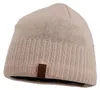 Balke Unisex Strickmütze Vollfleecefutter in beige