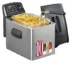 A deep fryer filled with french fries, shown from a front-side angle against a white background. Anteprima dell’immagine prodotto