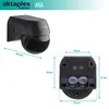 2x Oktaplex Bewegungsmelder Außen IP44 Infrarotsensor 180° Produktbild-Vorschau 6
