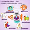 ASKSA Busy Activity Cube, Sensorik Baby Motorikspielzeug, Produktbild-Vorschau 3