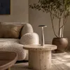 Luxus Europe - Lámpara de mesa táctil Dahlia, plateada - Vista previa de la imagen del producto 5