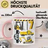 7. Geburtstag Geschenk Tasse Becher Jungen Jungs Baustelle Produktbild-Vorschau 3
