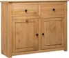 vidaXL Sideboard 93x40x80 cm Kiefernholz Panama Produktbild-Vorschau 8