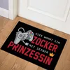 Fußmatte Gaming hier wohnt ein Zocker mit seiner Prinzessin Produktbild-Vorschau 2