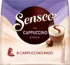 A package of Senseo Cappuccino Choco coffee pads. Produktbild-Vorschau