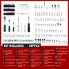 CCLIFE Ratschenkasten 187 tlg Cr-V mit 1/4" 3/8" 1/2" Produktbild-Vorschau 2