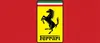The Ferrari logo is displayed prominently on a red background. Anteprima dell’immagine prodotto