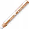 A single white pencil with brown wood visible at the tip and end, lying diagonally on a white background. Anteprima dell’immagine prodotto