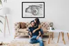 Bild - Bilderrahmen - 100 cm x 70 cm - MDF - Rahmen - Foto Produktbild-Vorschau 3