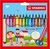 Gefederter Dreikant-Filzstift - STABILO Trio Scribbi - 14er Produktbild-Vorschau 2
