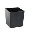 A black square planter pot is shown against a white background. Produktbild-Vorschau
