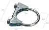 KOTARBAU® Morsetto a U 50 mm Morsetto per tubi di scarico Anteprima dell’immagine prodotto 2