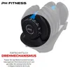 PH Fitness Ensemble d'haltères réglables 24KG bleu foncé - Voir les images du produit 3