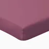 A close-up view of a folded bed sheet. Produktbild-Vorschau
