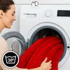 Červená prikrývka 200x220cm reliéfne pruhy prehoz na posteľ Náhľad obrázku produktu 12