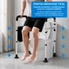 Verstellbarer klappbarer WC-Stützrahmen aus Aluminium, Produktbild-Vorschau 3