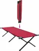 Lit de camping pliant Rouge 210 x 80 x 46 cm Tissu Oxford Voir les images du produit 8
