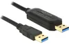 Delock SuperSpeed USB 5 Gbps Data Link Kabel + KM Switch Produktbild-Vorschau 2