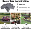 Collage showing different garden edging shapes and features. Produktbild-Vorschau