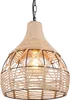 Globo Lighting Hängeleuchte Metall schwarz matt, 1x E27 Produktbild-Vorschau 2