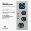 Klarstein Goldflame 4 Slim Gaskochfeld, 4 Messingbrenner, Produktbild-Vorschau 3