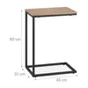 Relaxdays Beistelltisch in C-Form, HBT 60 x 30 x 45 cm, Produktbild-Vorschau 4