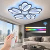 60W Tulpenform LED Deckenleuchte mit RGB Farbwechsel Lamp, Produktbild-Vorschau 1