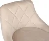 Cydro Gold Beige Velvet Barhocker Produktbild-Vorschau 9