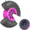 2x PolyurethanRad 260x85 mm zentrierte Nabe Ø 20 mm pink Produktbild-Vorschau 6