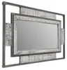 MASSIVMOEBEL24 | specchio in legno di Mango 76x4x122 grigio Anteprima dell’immagine prodotto 1
