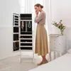 tectake® Schmuckschrank  mit Ganzkörperspiegel abschließbar Produktbild-Vorschau 8