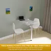 Table pliante murale avec pied Plateau 80x50 cm en aspect Voir les images du produit 2