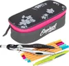 A pencil case and stationery items are displayed against a white background. Produktbild-Vorschau