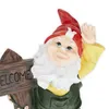 Relaxdays Gartenzwerg, Welcome, Garten & Haustür, Produktbild-Vorschau 6