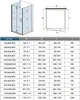 85x70cm 195cm 6mm ESG Falttür Glastür U-Form Duschkabine Produktbild-Vorschau 7